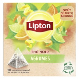 Thé noir agrumes LIPTON la...