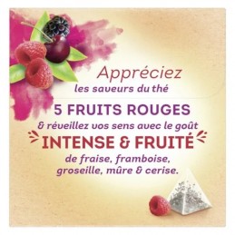 Thé aromatisé fruits rouges