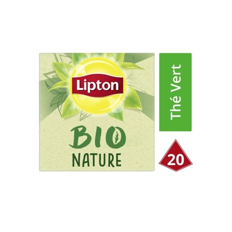 LIPTON luomuvihreä tee 20 pussia - 28 g