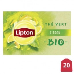 Thé vert citron Bio LIPTON...