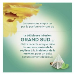 Infusion réglisse menthe saveurs du soir LIPTON la boite de 25 sachets - 42 g