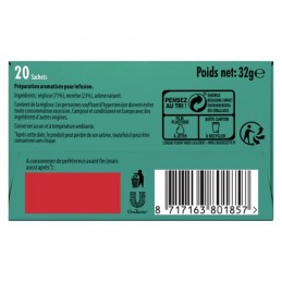 LIPTON iltamakuinen lakritsi-minttuhauduke, 25 pussin pakkaus - 42 g