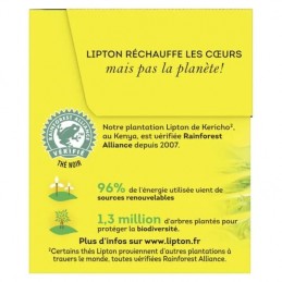 Thé noir Yellow Label Bio LIPTON la boite de 25 sachets