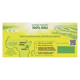 Thé noir Yellow Label LIPTON la boite de 30 sachets