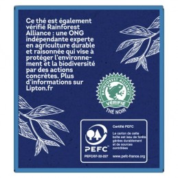 Thé noir Russe Earl Grey Bio LIPTON la boite de 20 sachets