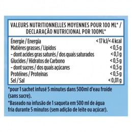 Infusion infuse à froid menthe LIPTON
la boite de 15 sachets