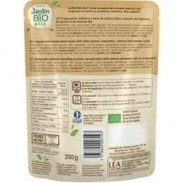Plat cuisiné quinoa poulet sésame Bio JARDIN BIO ETIC
le sachet de 250g