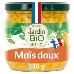 Maïs doux Bio JARDIN BIO ETIC le bocal de 230g net égoutté