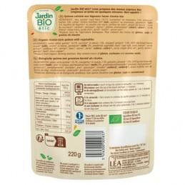 Plat cuisiné quinotto légumes verts parmesan Bio JARDIN BIO ETIC
le sachet de 220g