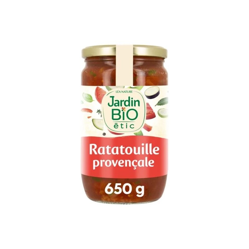 Ratatouille Bio JARDIN BIO ETIC le bocal de 650g
