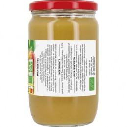 Compote pomme vanille bourbon sans sucres ajoutés Bio JARDIN BIO ETIC le bocal de 680g