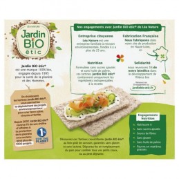 Tartines craquantes sarrasin sans gluten Bio JARDIN BIO ETIC le paquet de 150g