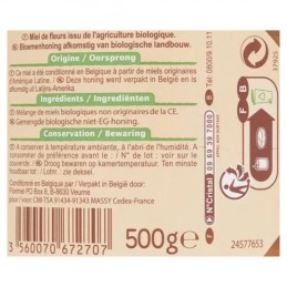 Miel bio de fleurs liquide CARREFOUR BIO
le pot de 500g