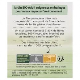 Infusion thym Bio JARDIN BIO ETIC la boîte de 20 sachets