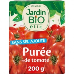 Purée de tomates Bio JARDIN BIO ETIC la brique de 200g