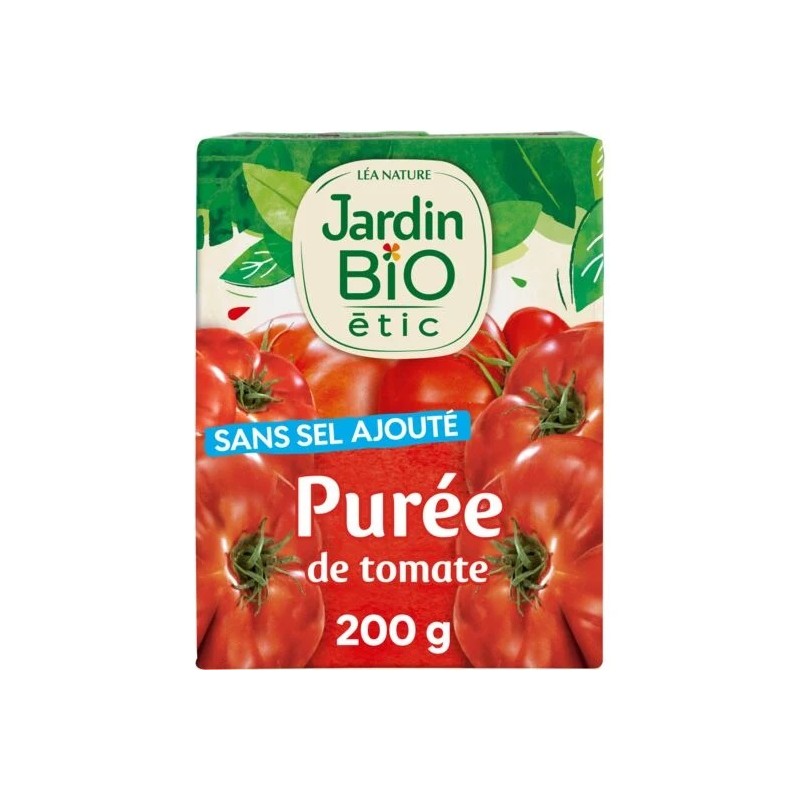 Purée de tomates Bio JARDIN BIO ETIC la brique de 200g