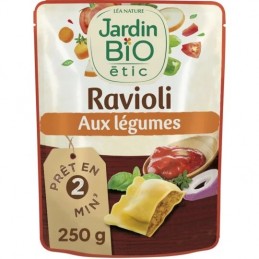 Plat cuisiné ravioli aux légumes Bio JARDIN BIO ETIC
le sachet de 250g