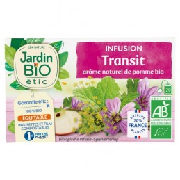 Infusion transit Bio JARDIN BIO ETIC la boîte de 20 sachets