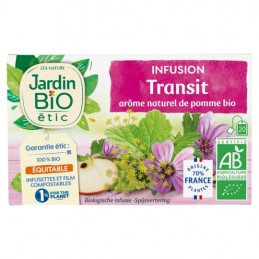 Infusion transit Bio JARDIN BIO ETIC la boîte de 20 sachets