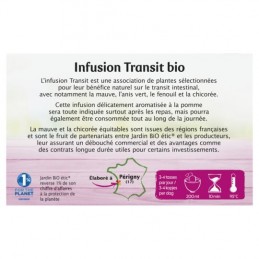 Infusion transit Bio JARDIN BIO ETIC la boîte de 20 sachets