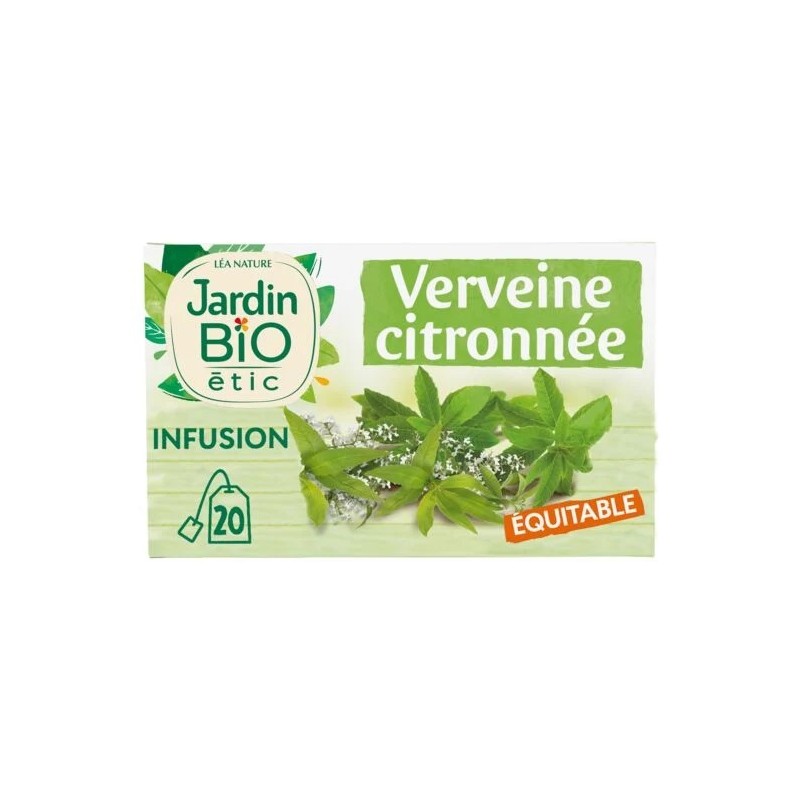 Jardin Bio Eticin luomu sitruunaverbenahauduke
20 pussin pakkaus Jardin Bio Eticin luomu sitruunaverbenahauduke
20 pussin pakkaus