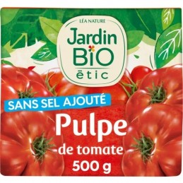 Pulpe de tomates Bio JARDIN BIO ETIC
la brique de 500g