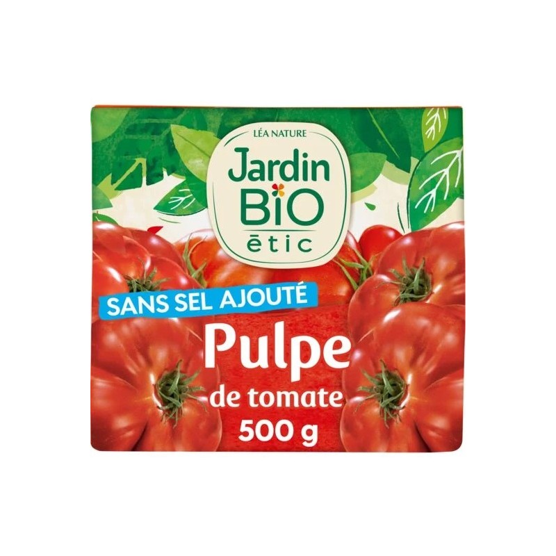 Pulpe de tomates Bio JARDIN BIO ETIC
la brique de 500g