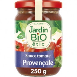 Sauce tomate provençale Bio JARDIN BIO ETIC
le bocal de 250g