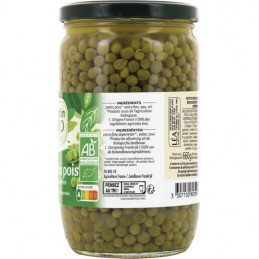 Petits pois Bio JARDIN BIO ETIC le bocal de 450g
