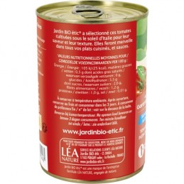Tomates pelées entières au jus Bio JARDIN BIO ETIC
le pot de 240g net égoutté