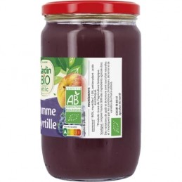 Compote pomme myrtille Bio JARDIN BIO ETIC le pot de 680g