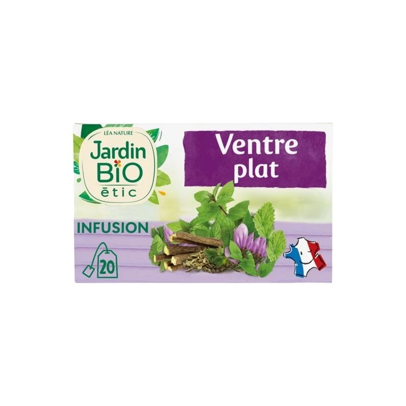 Infusion ventre plat Bio JARDIN BIO ETIC la boîte de 20 sachets