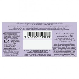Infusion ventre plat Bio JARDIN BIO ETIC la boîte de 20 sachets