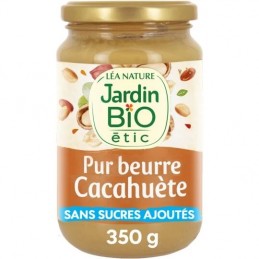 Pâte à tartiner beurre de cacahuètes Bio JARDIN BIO ETIC le pot de 350g
