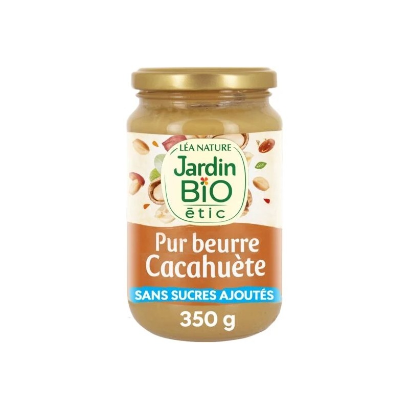 Luomu maapähkinävoilevite JARDIN BIO ETIC 350g purkki