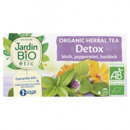 Infusion détox Bio JARDIN BIO ETIC la boîte de 20 sachets