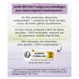 Infusion détox Bio JARDIN BIO ETIC la boîte de 20 sachets