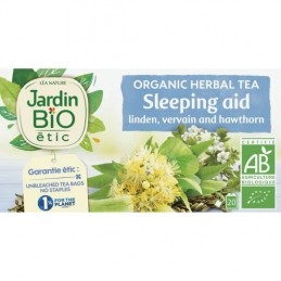 Infusion détente sommeil Bio JARDIN BIO ETIC la boîte de 20sachets