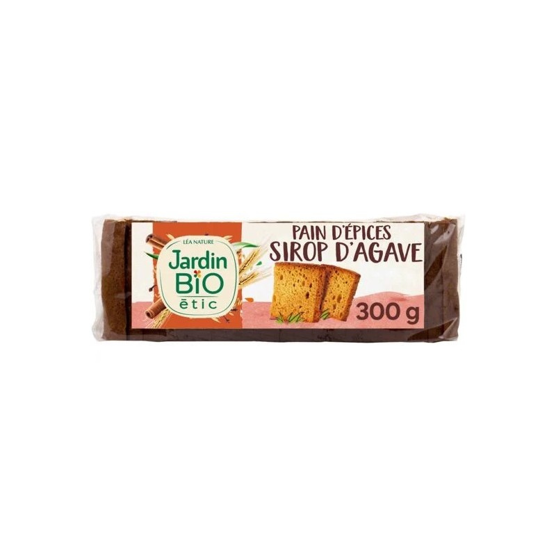 Pain d'épices sirop d'agave Bio JARDIN BIO ETIC le paquet de 300g