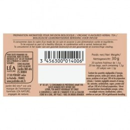 Infusion brûleur de graisses Bio JARDIN BIO ETIC
la boîte de 20 sachets