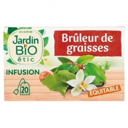 Infusion brûleur de graisses Bio JARDIN BIO ETIC
la boîte de 20 sachets