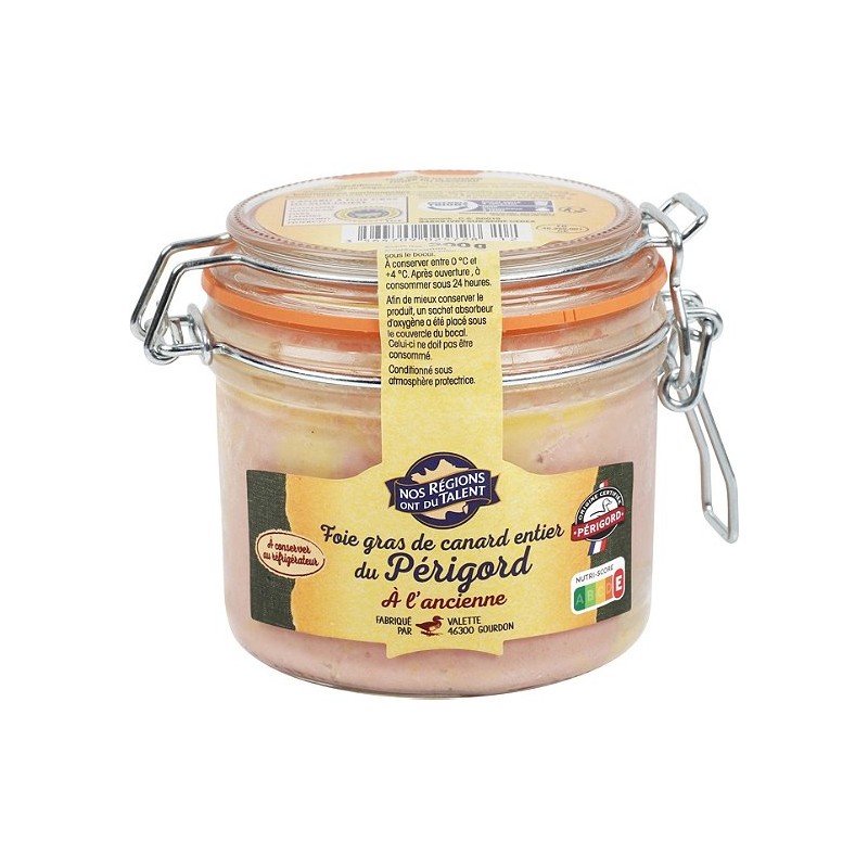 foie gras canard entier du Périgord - 300 g - NOS REGIONS ONT DU TALENT