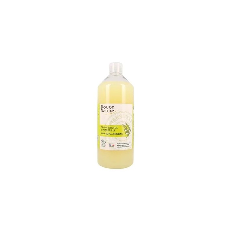 Savon Liquide Marseille Verveine 1l - Douce Nature Savon Liquide Marseille Verveine 1l - Douce Nature