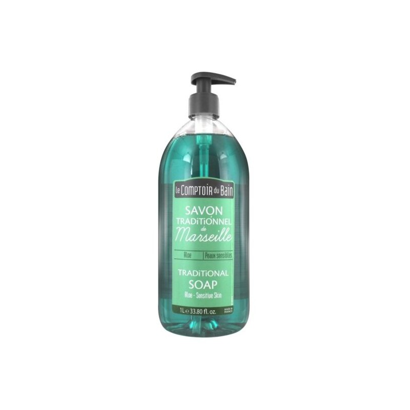 Le Comptoir Du Bain Traditional Marseille Soap Aloe 1 litra
