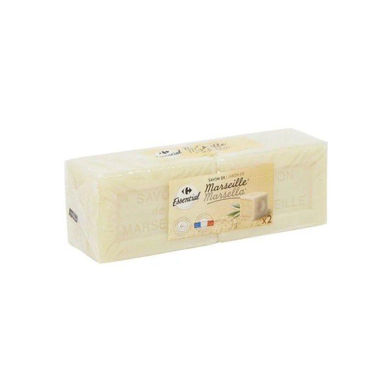 Savon de Marseille Carrefour Essential
les 2 pains de 400g