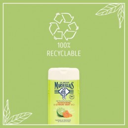 Gel Douche mandarine & citron LE PETIT MARSEILLAIS le flacon de 250 ml