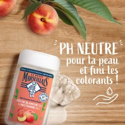 Gel Douche Extra Doux Hydrate Et Rafraîchit Pêche Blanche & Nectarine Bio LE PETIT MARSEILLAIS
le flacon de 250mL