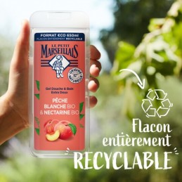 Gel Douche pêche nectarine LE PETIT MARSEILLAIS
le flacon de 650mL