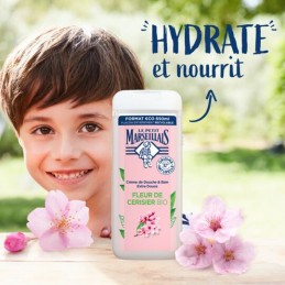 Gel Douche fleur de cerisier LE PETIT MARSEILLAIS
le flacon de 650mL