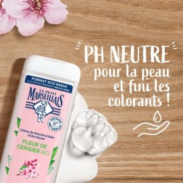 Gel Douche fleur de cerisier LE PETIT MARSEILLAIS
le flacon de 650mL